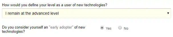 10) Your level of technological aptitude.