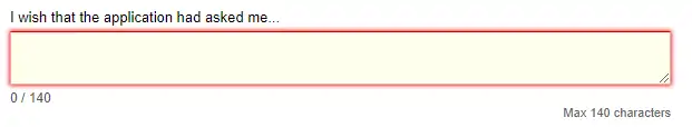 14) What would you have liked to add to your application process?
