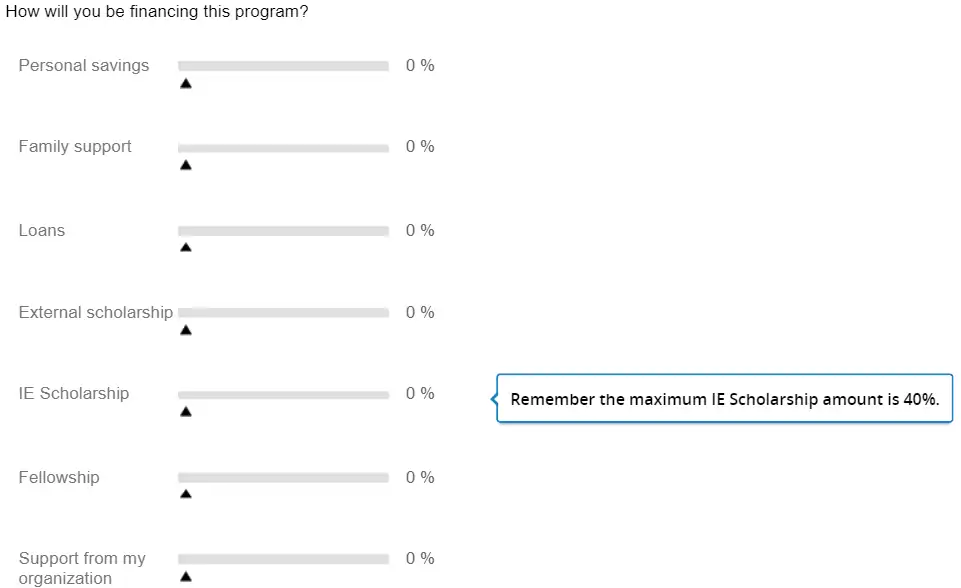 8) How are you planning to finance your study program?